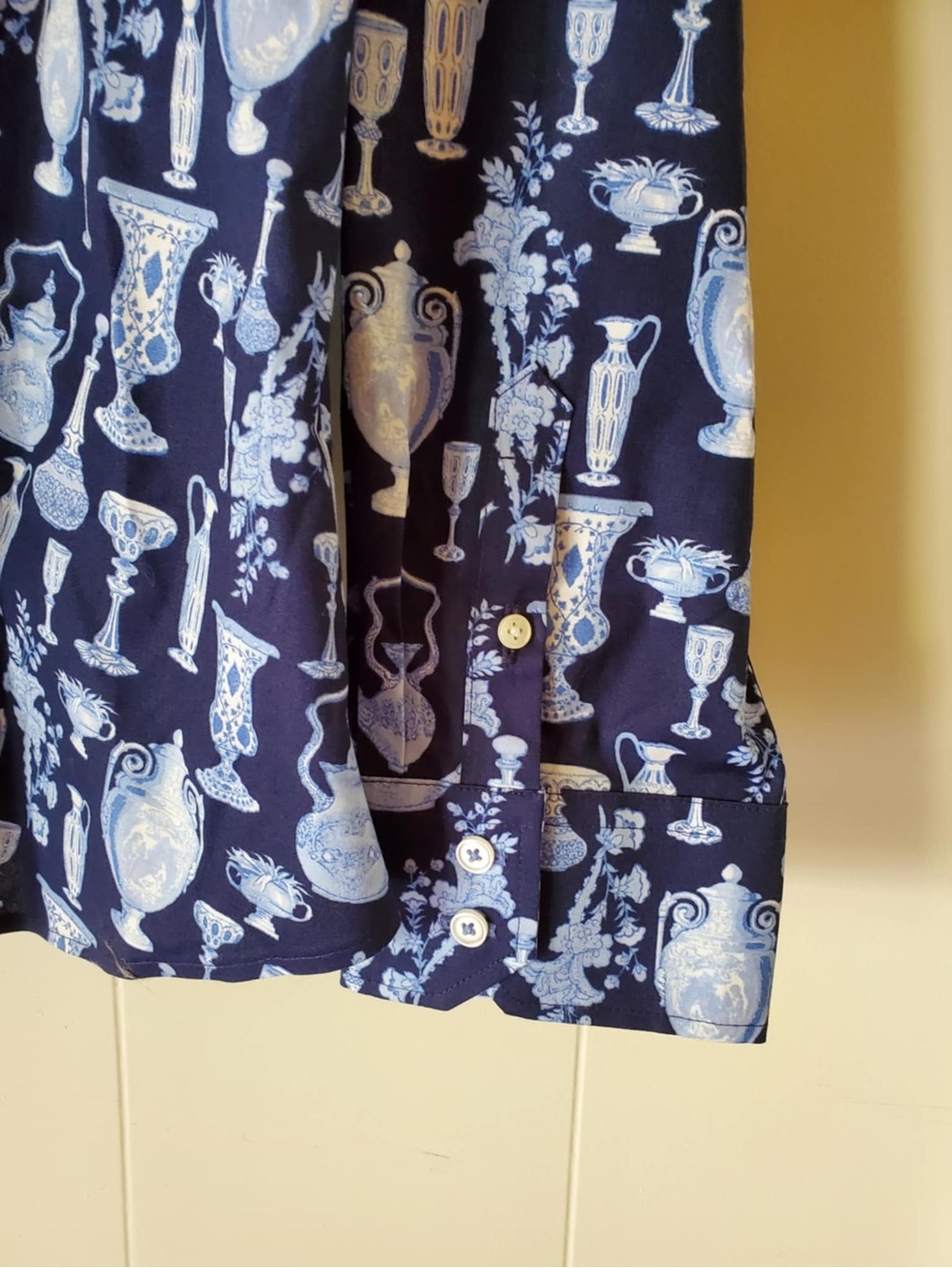 TALBOTS Non Iron Perfect Shirt • Antique Vases • Contrast Stripe Classic 16 - Picture 6 of 8